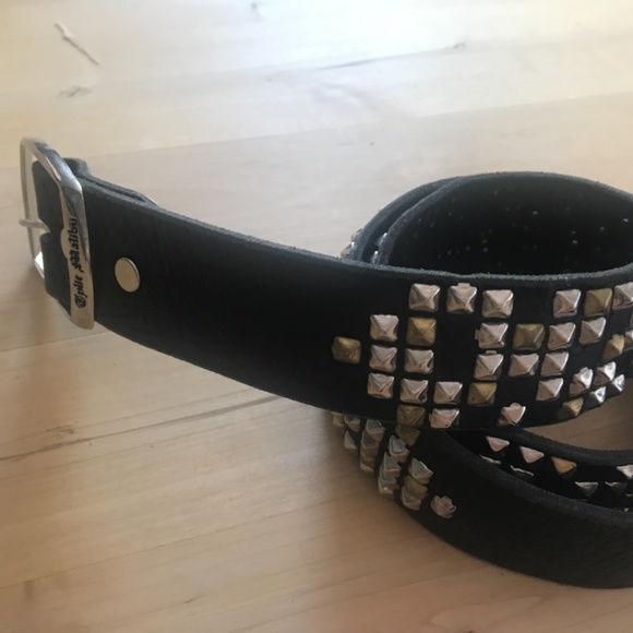 TYLIE MALIBU BELT LEATHER /NEW/VINTAGE/black - Picture 3 of 6